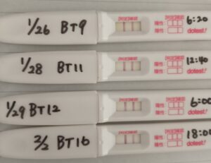 妊娠検査薬の画像